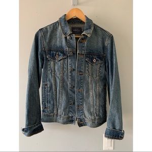 Topman Medium Wash Denim Jacket
